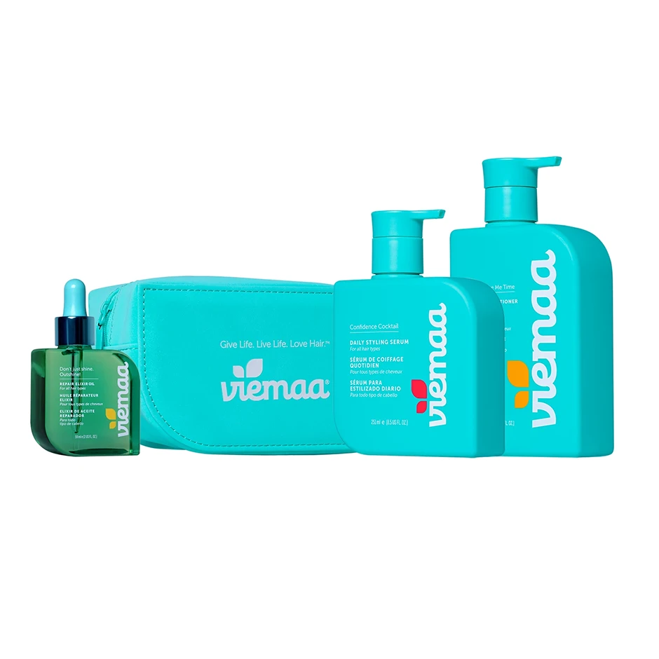 MOM’S SILKY HAIR SET