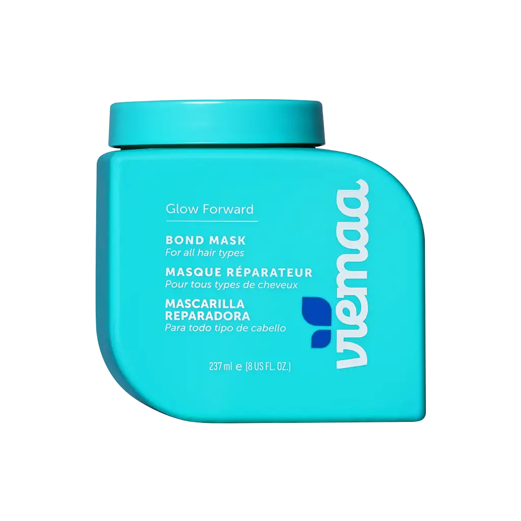 Viemaa bond mask, a hair moisturizer, on a transparent background. 