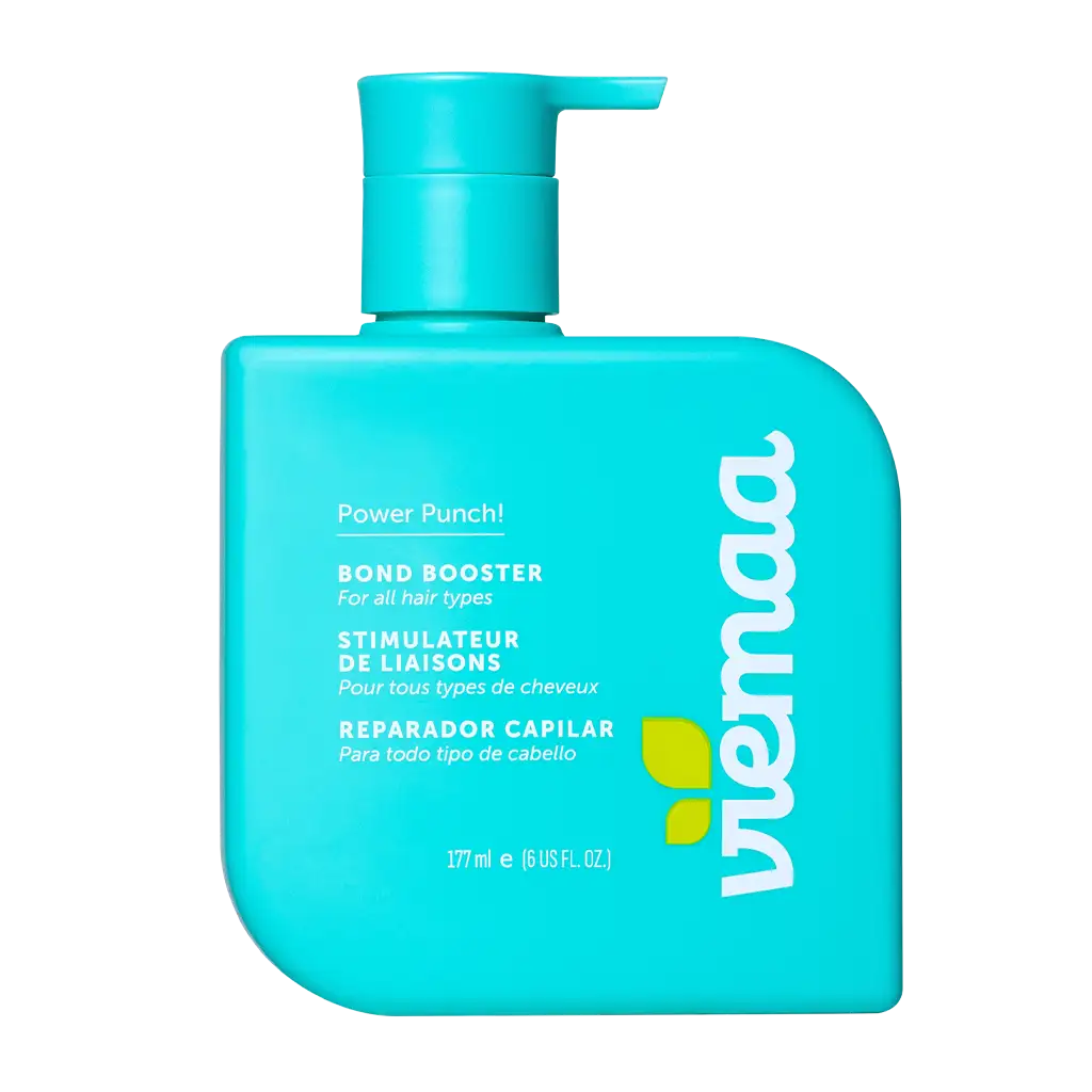 A bottle of viemaa Bond Booster, a bond treatment for hair. 