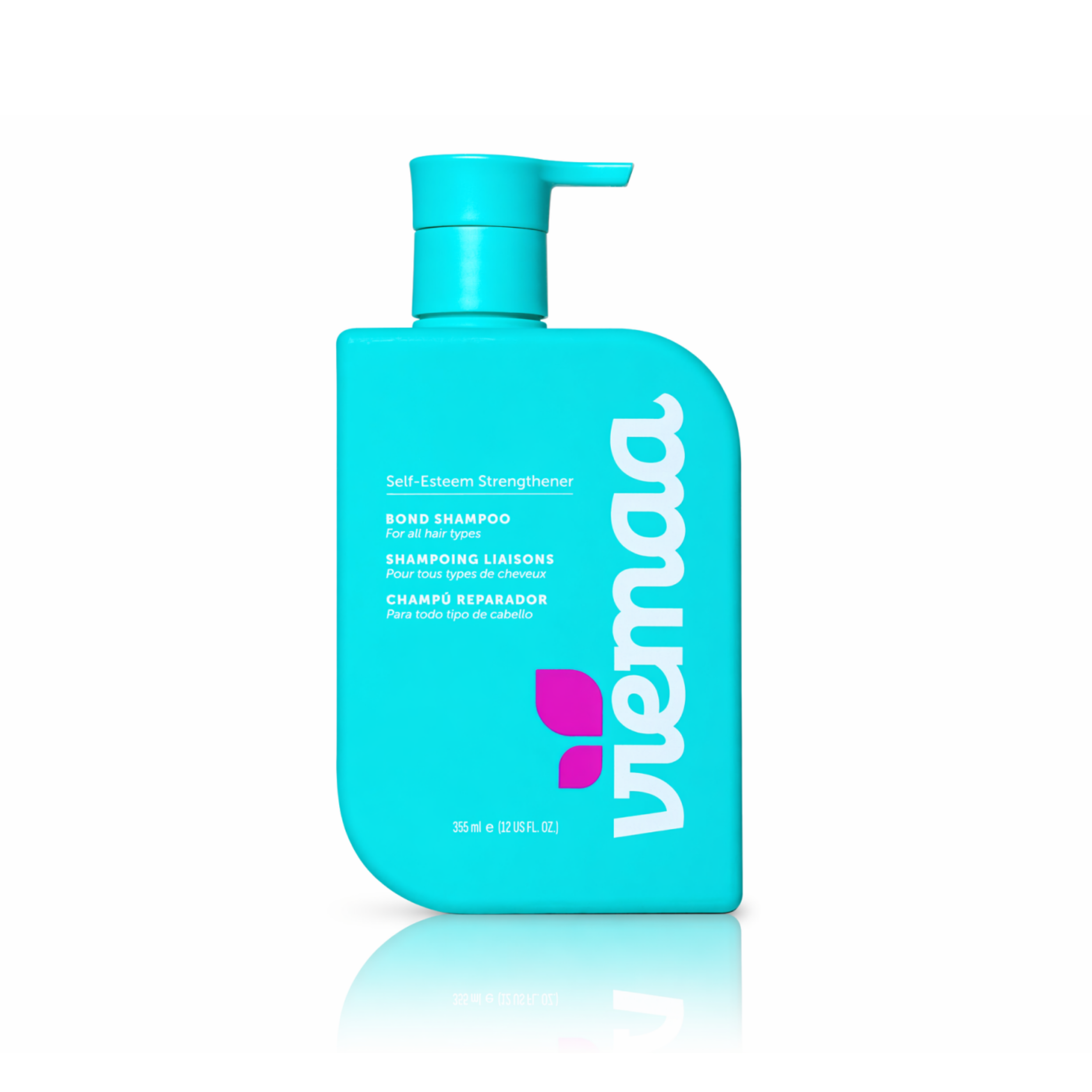 Front view of the viemaa Bond Shampoo bottle on a clean background.